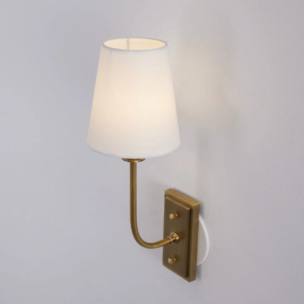 Epoch Vintage Classical Metal Fabric Wall Light Shades Bedroom Bathroom Hallway
