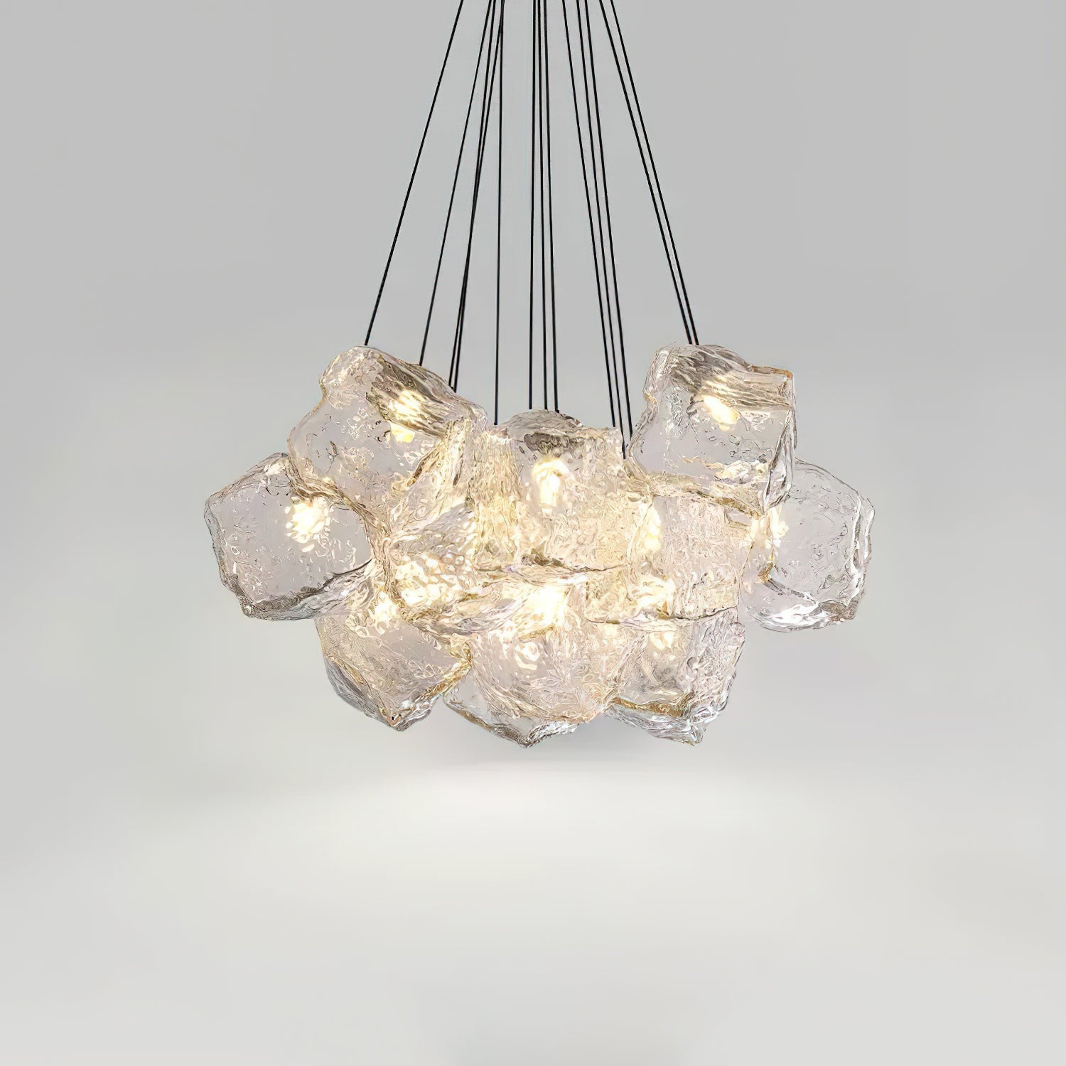 Pebine Clustered Glass Chandelier - Letslighting