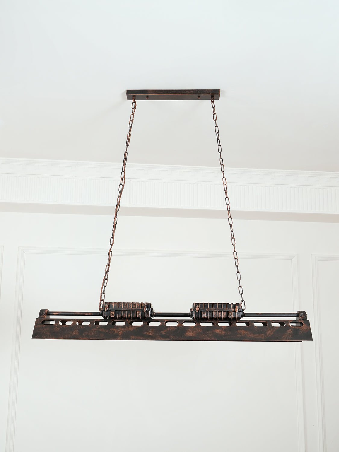 Industrial Steampunk Chandelier - Blowlighting