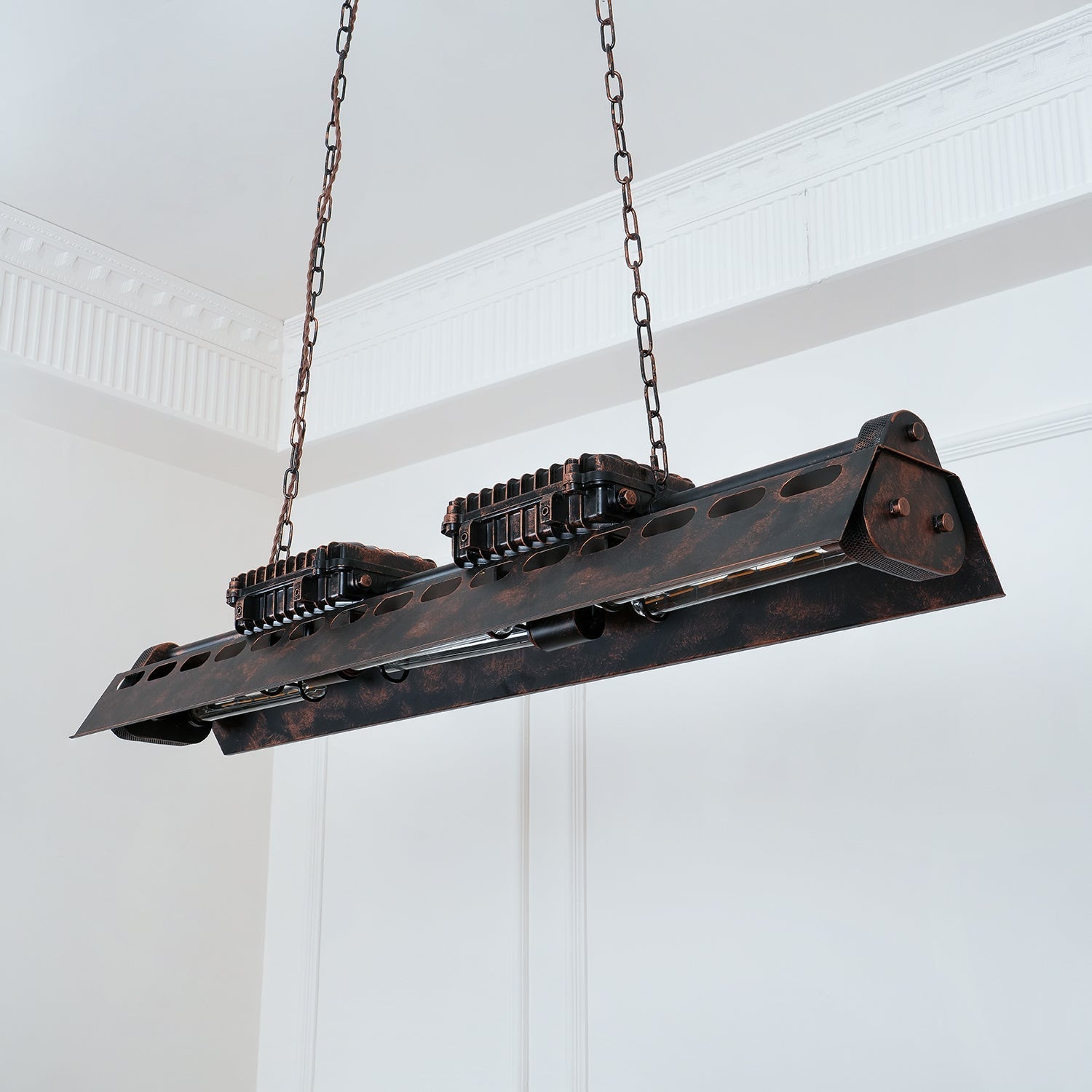 Industrial Steampunk Chandelier - Blowlighting