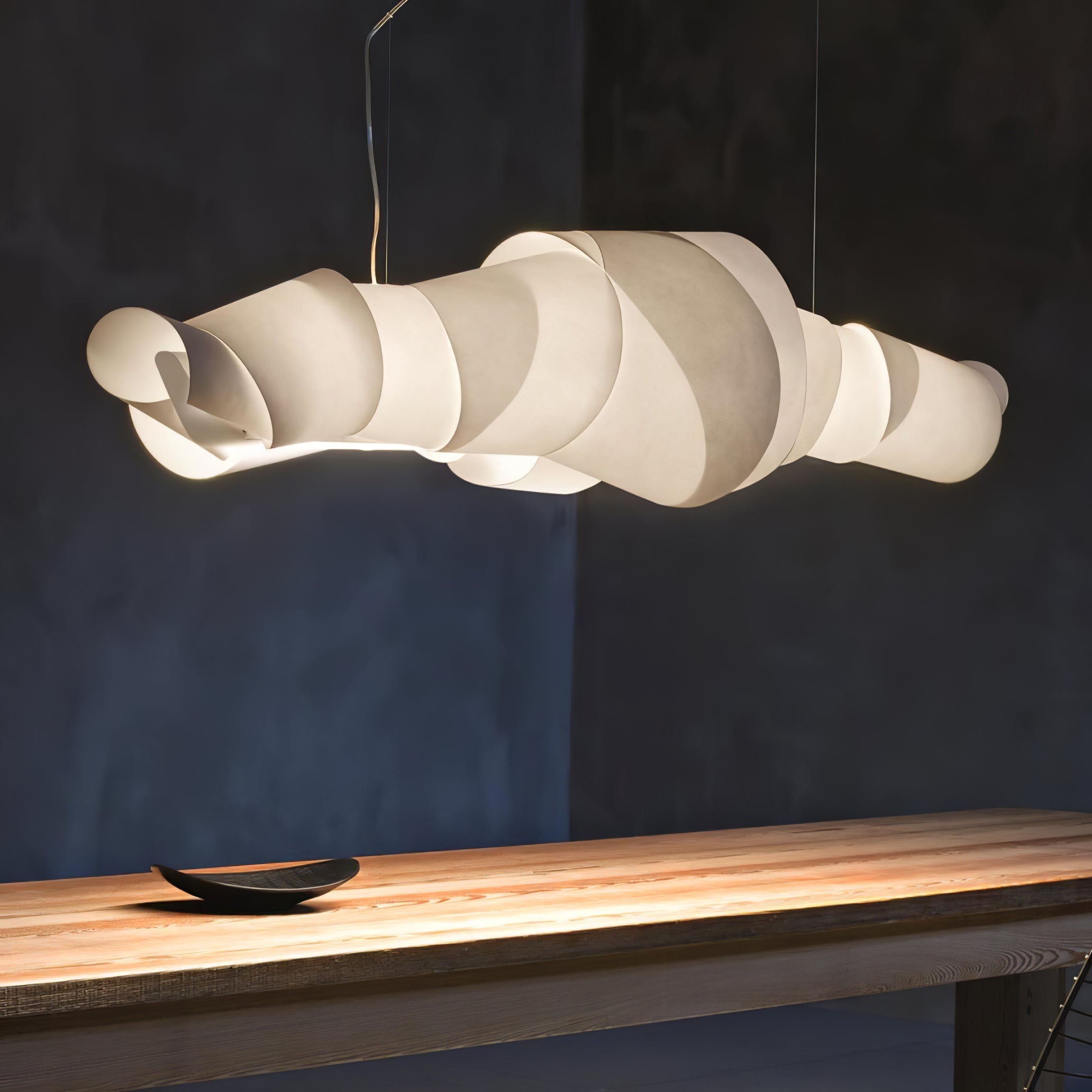 Ribbon Playful PVC Chandelier - Blowlighting