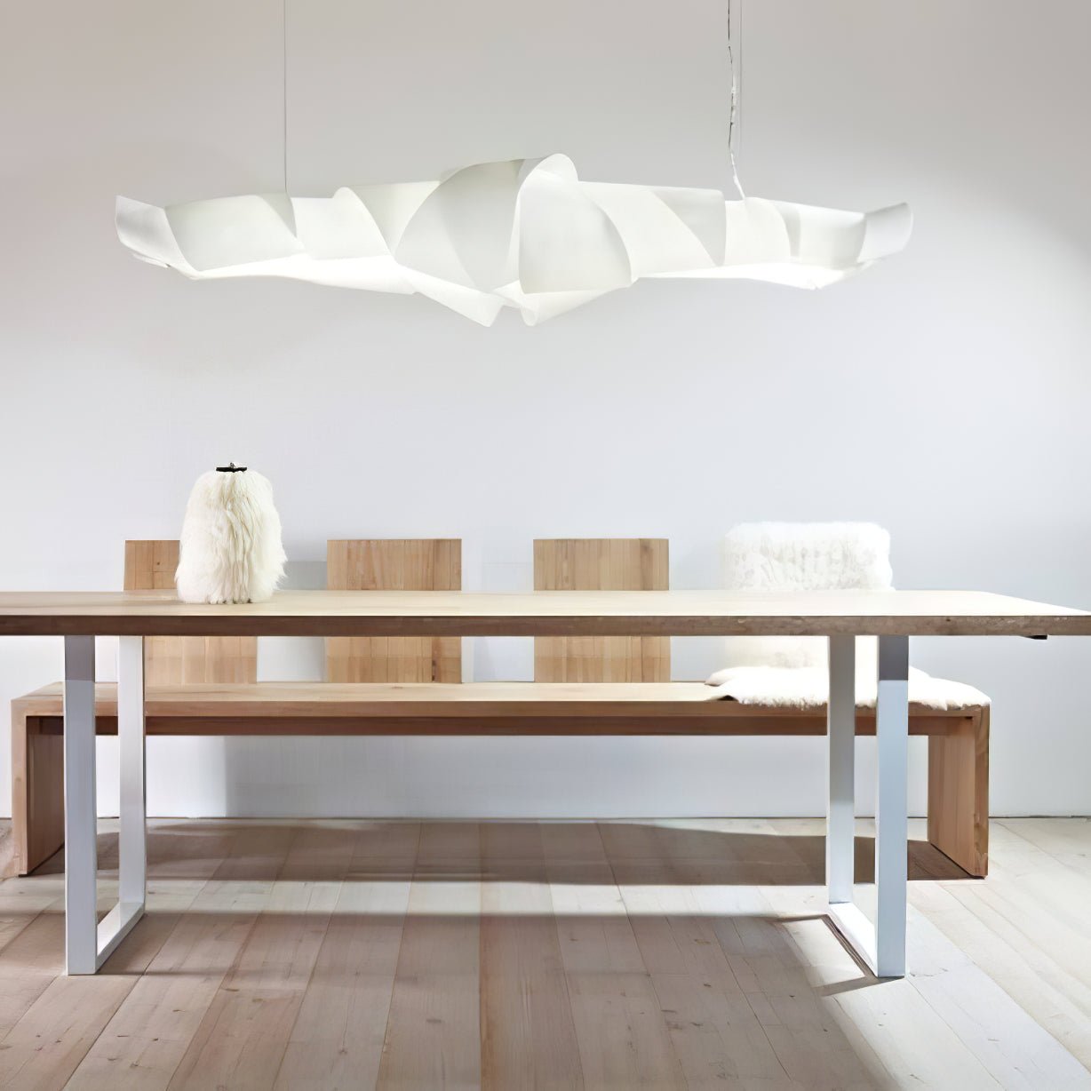 Ribbon Playful PVC Chandelier - Blowlighting