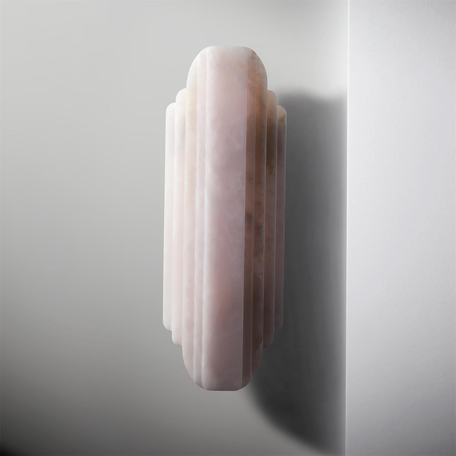 Eurcara Modern Minimalist Natural Marble Wall Lamp - Lamp Copper