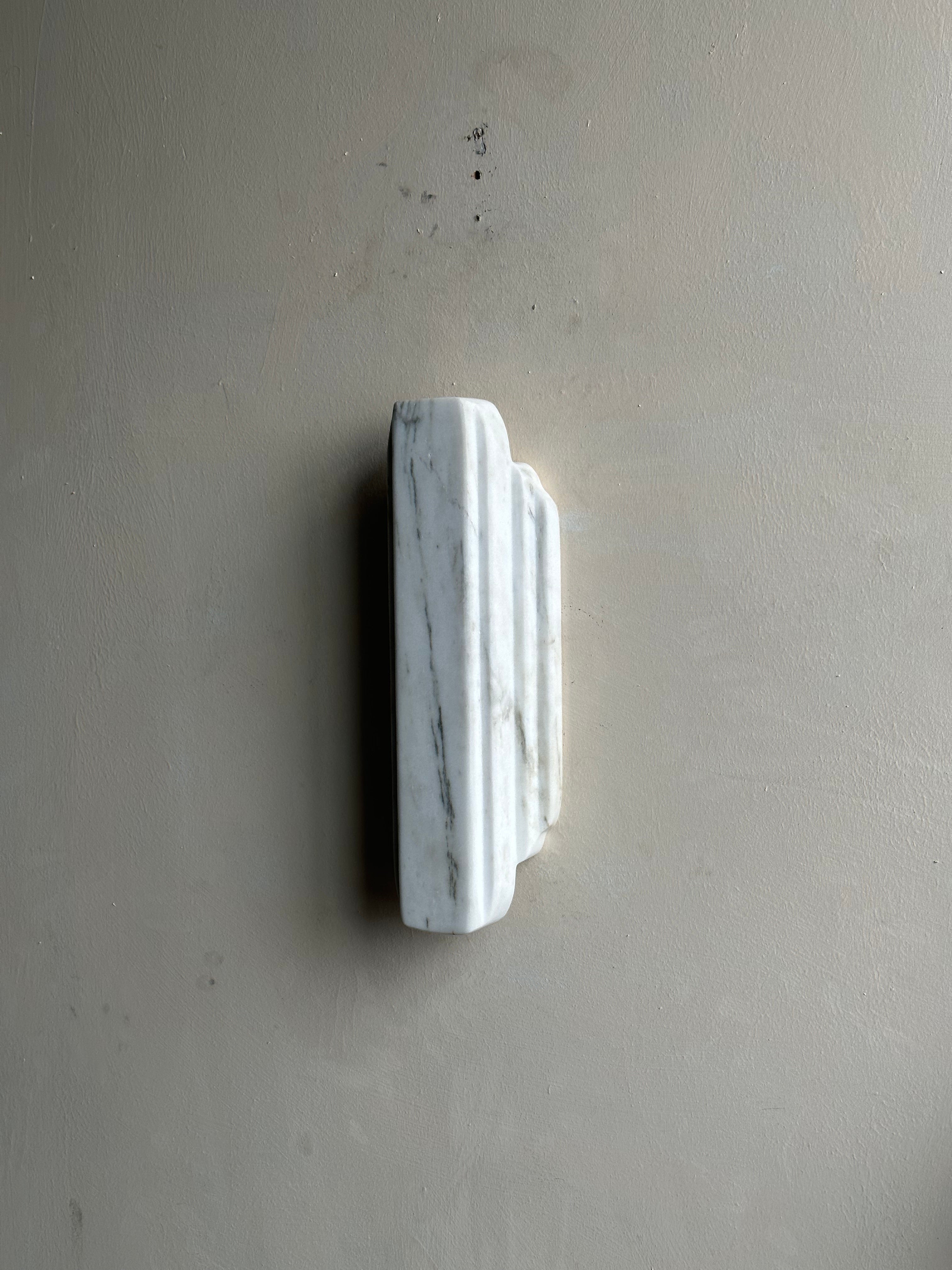 Eurcara Modern Minimalist Natural Marble Wall Lamp - Lamp Copper