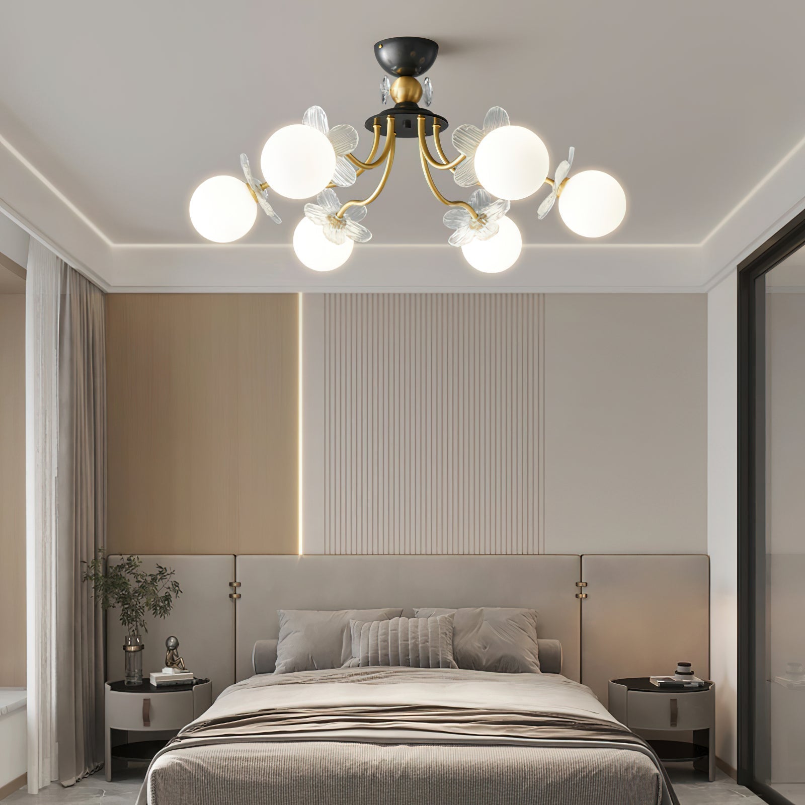 Blossom Flower Glass Chandelier - Blowlighting
