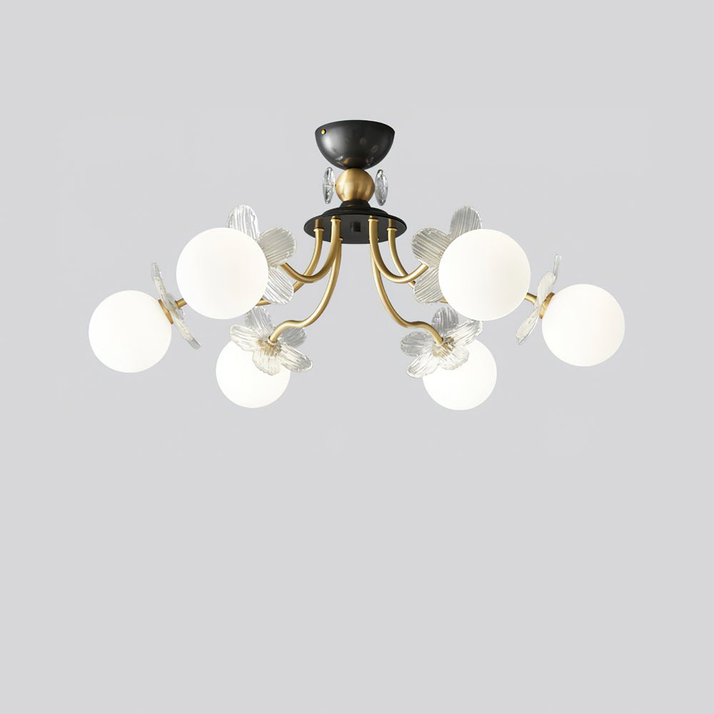 Blossom Flower Glass Chandelier - Blowlighting