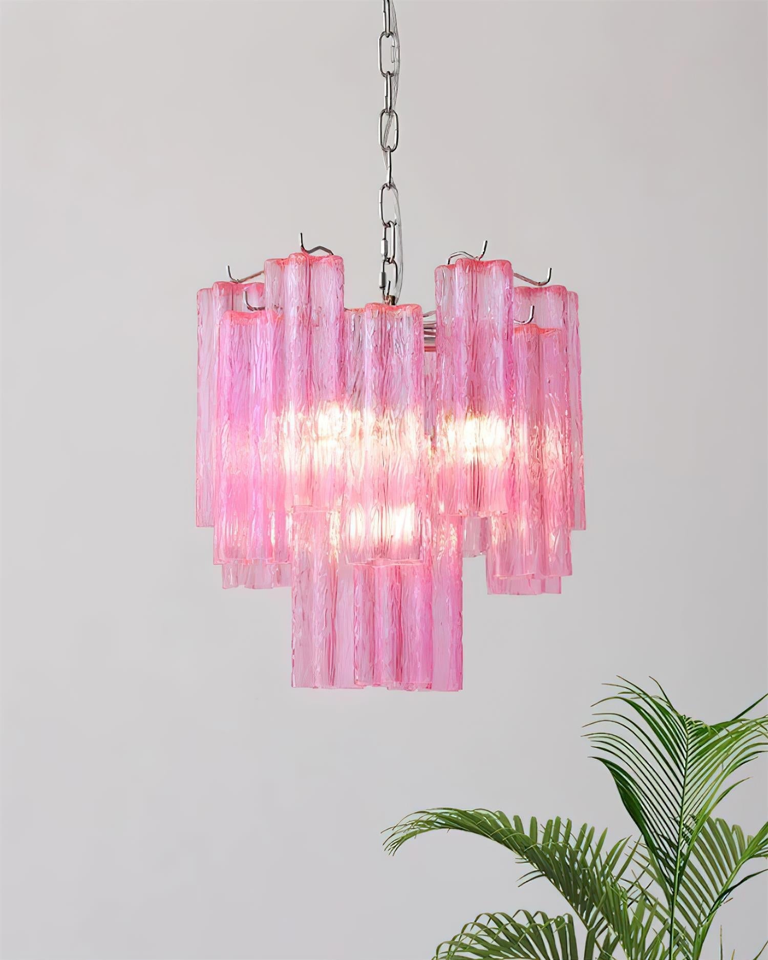 Kamenicky Chandelier Cascading Glass Tiers - Letslighting