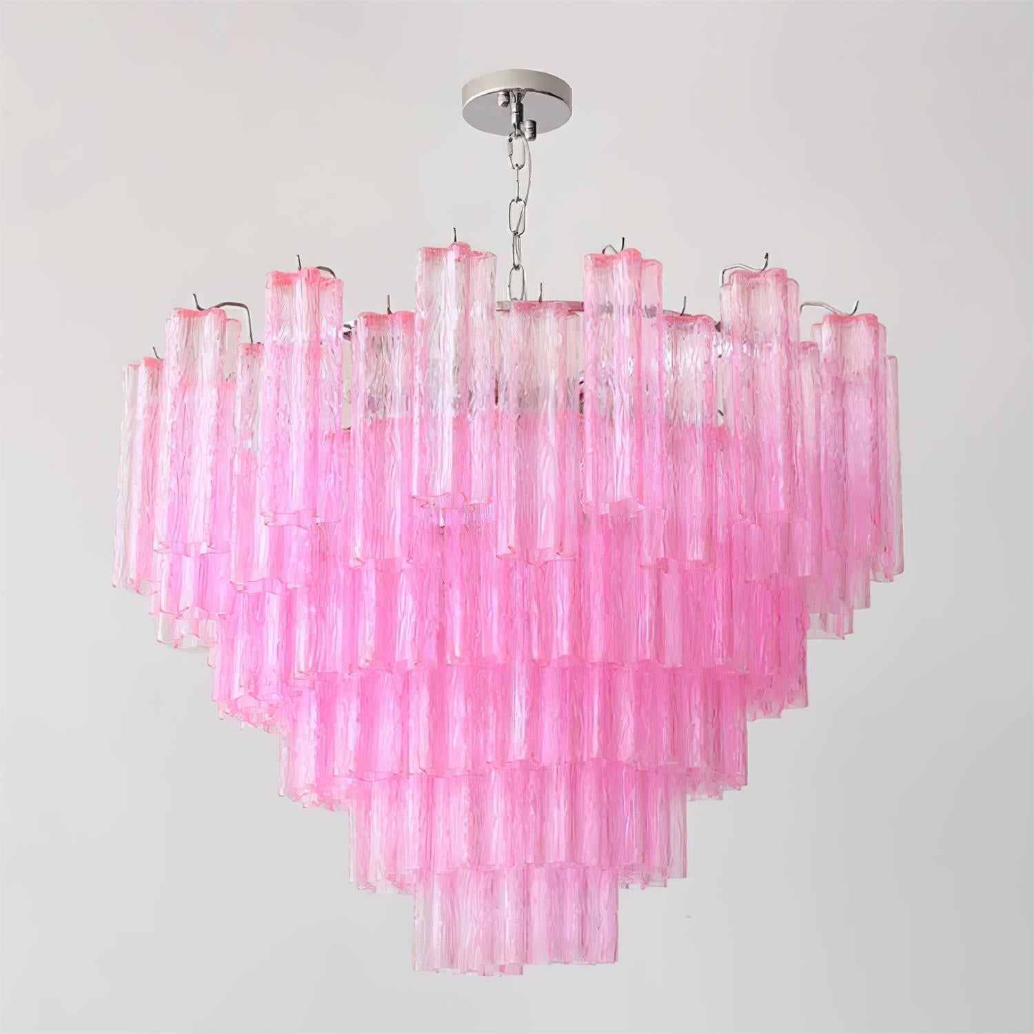 Kamenicky Chandelier Cascading Glass Tiers - Letslighting