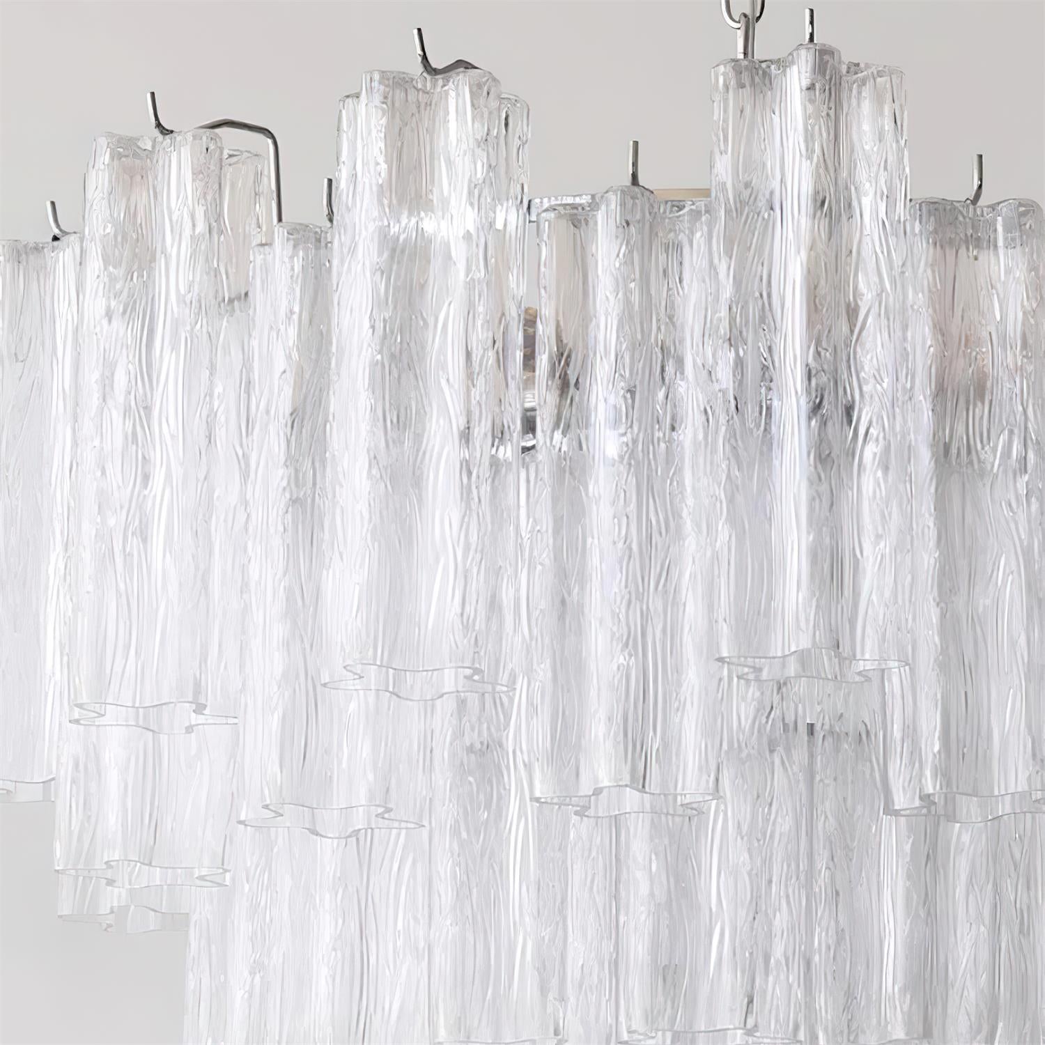 Kamenicky Chandelier Cascading Glass Tiers - Letslighting