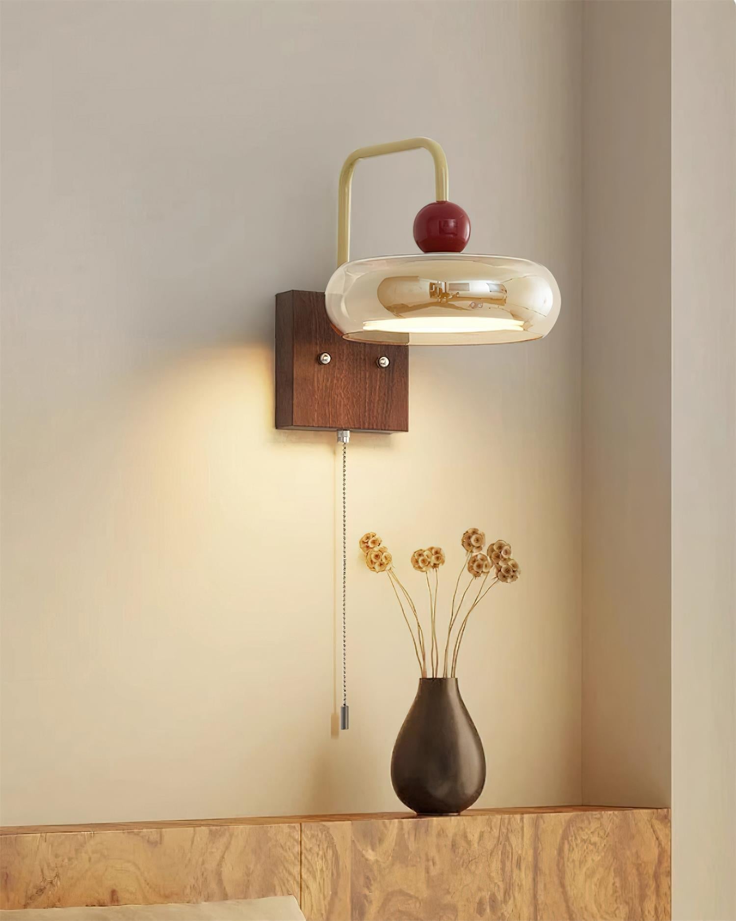 Eplio Retro & Glass Wall Lamp - Letslighting