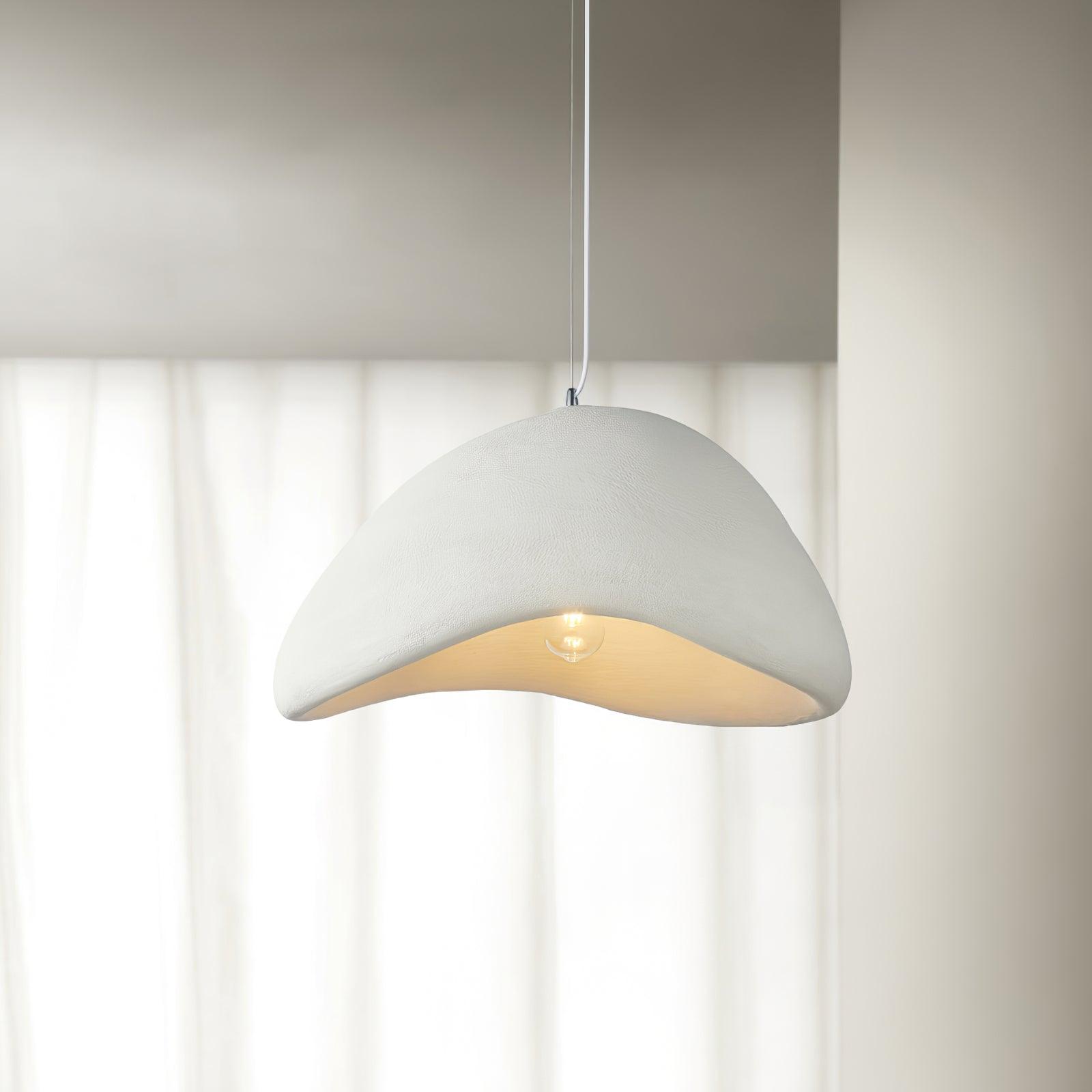 Pendant Lamp Organic Curved Shade Soft Texture Modern Artistic - Letslighting