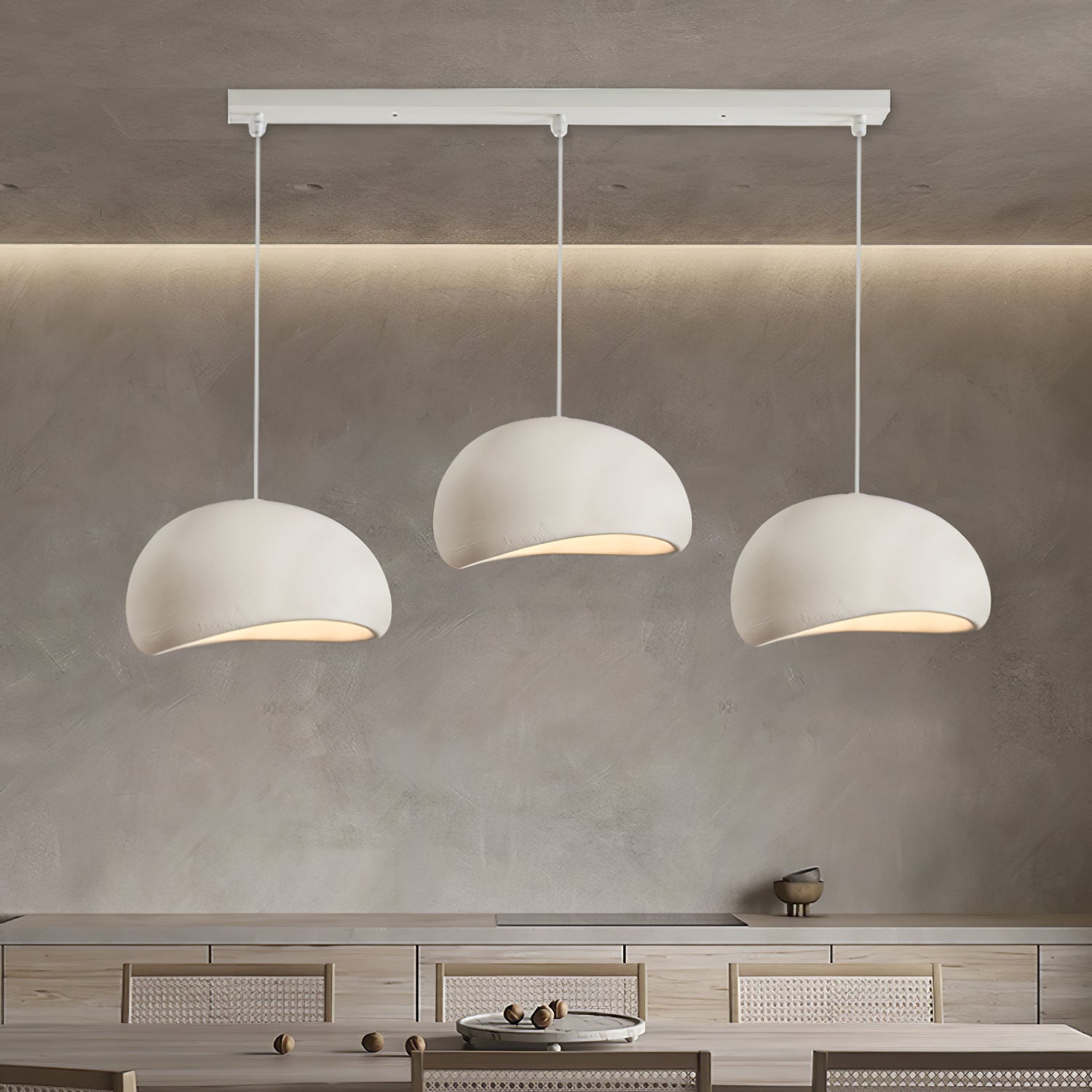 Khmara Rough Combination Chandelier B - Blowlighting