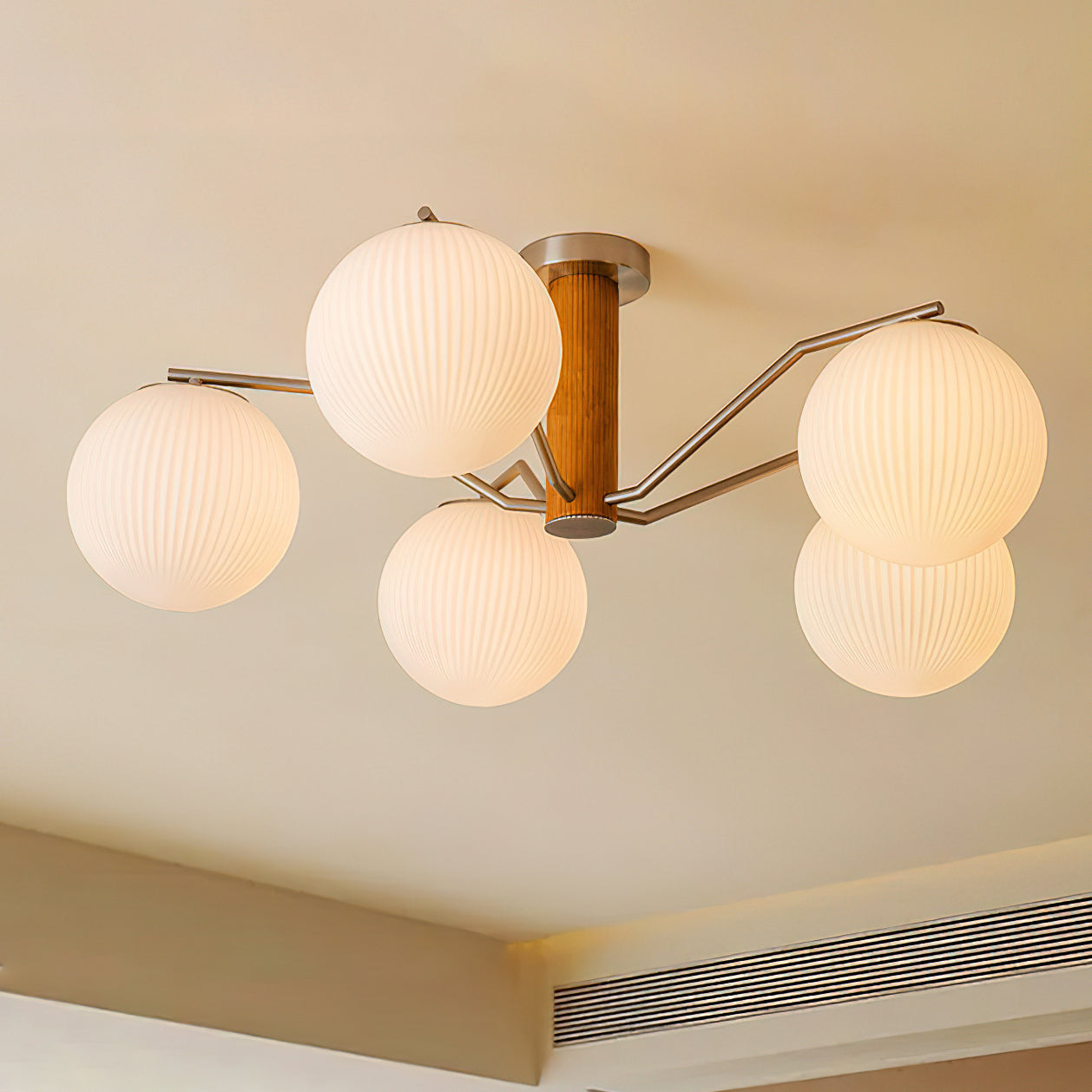 Ceiling Light LED/Incandescent Globe Flush Mount for Living Room - Letslighting