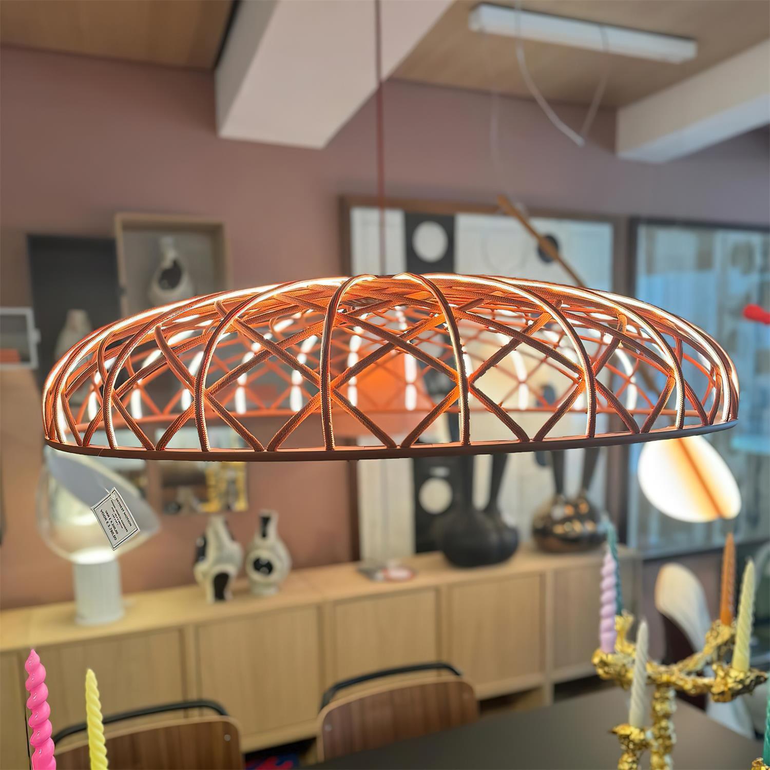 Fiona Pendant Lamp Reticulated Mesh - Letslighting
