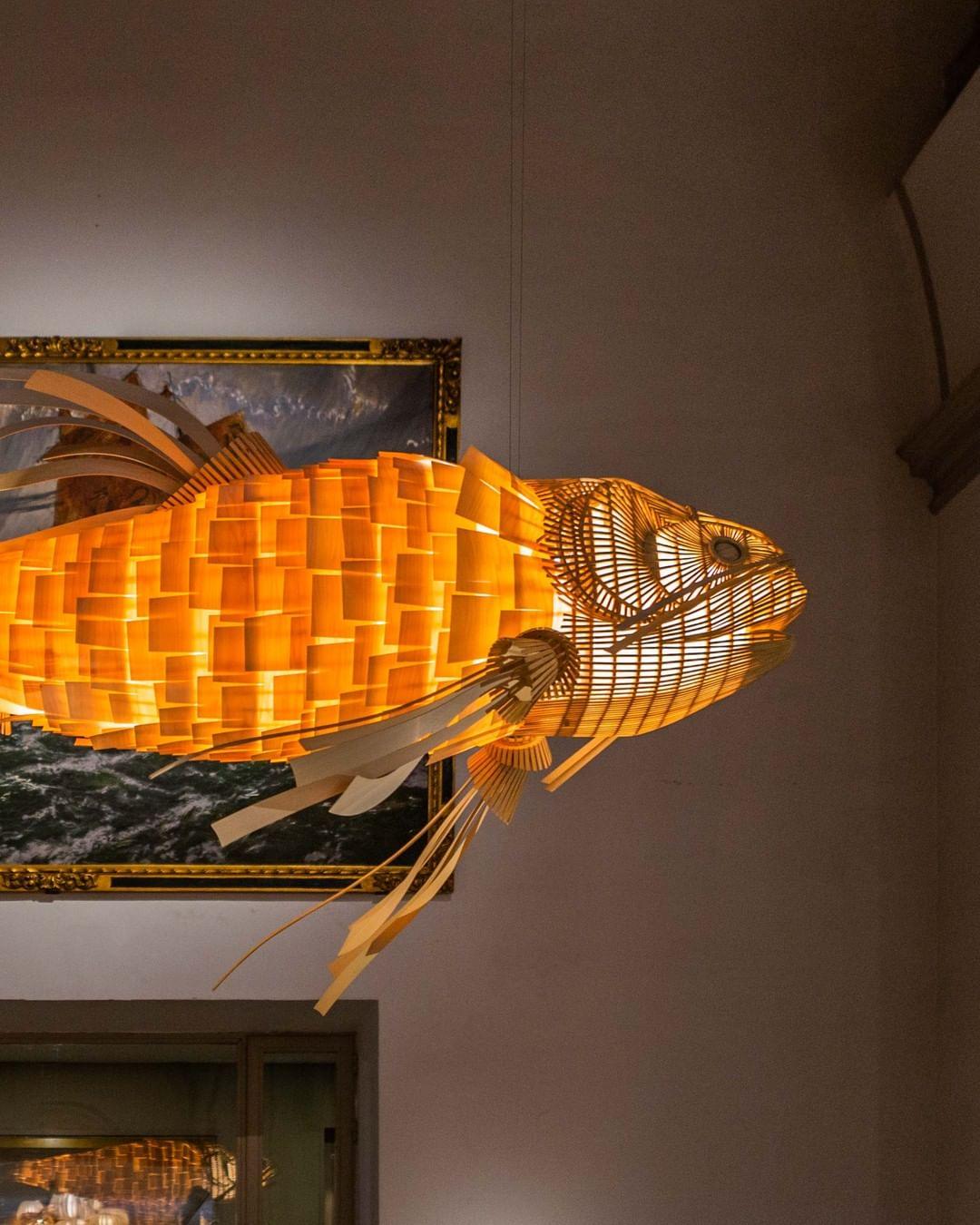 Koi Chandelier - Blowlighting