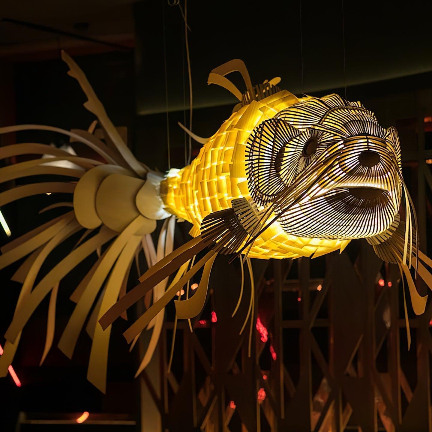 Koi Chandelier - Blowlighting