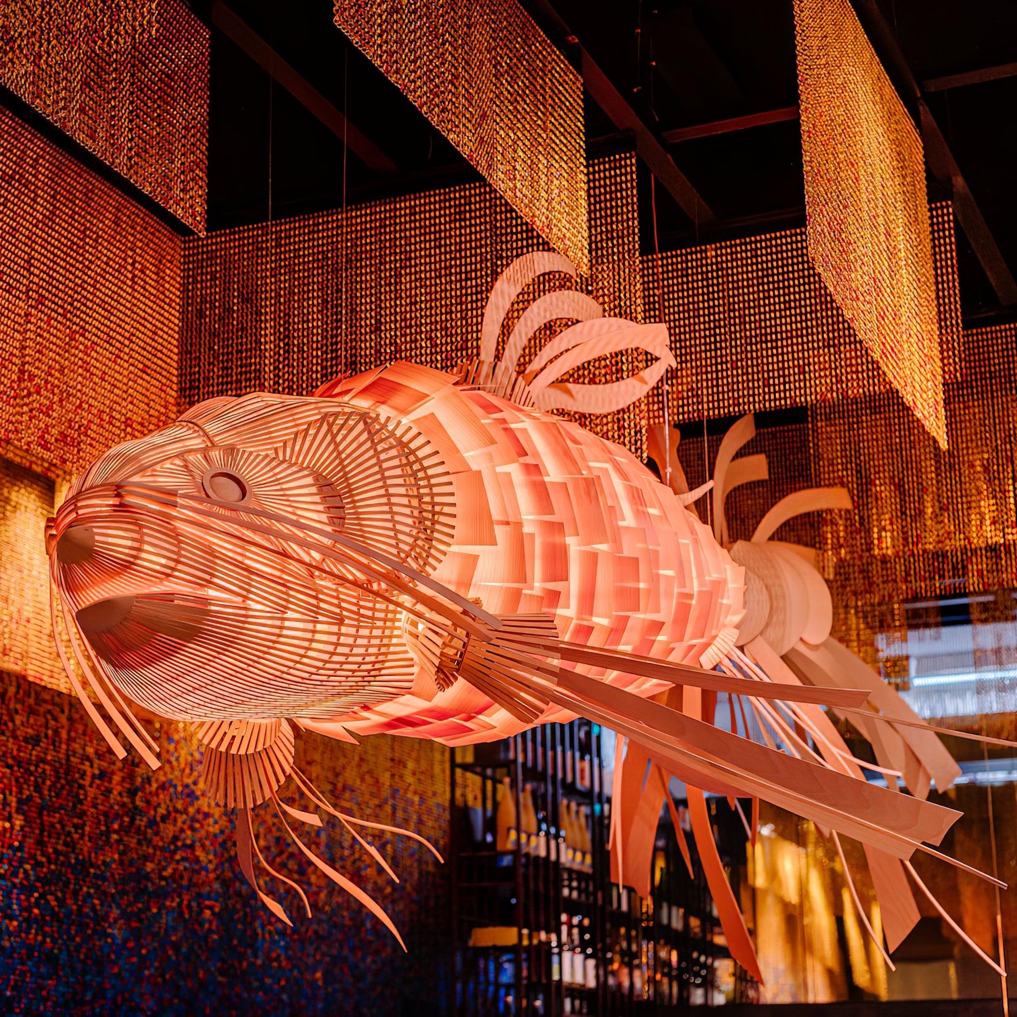 Koi Chandelier - Blowlighting