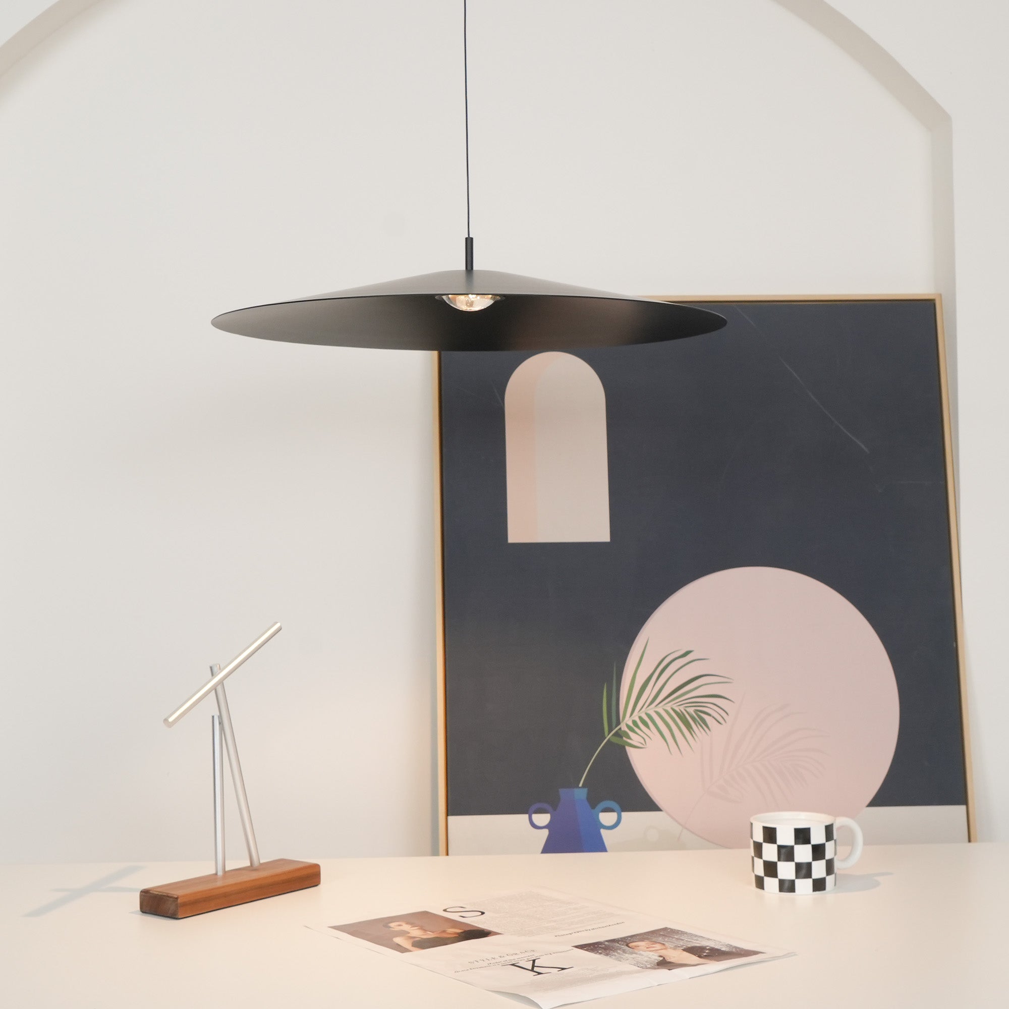 Uldoror Modern Minimalist Metal Pendant Lamp - Lamp Copper