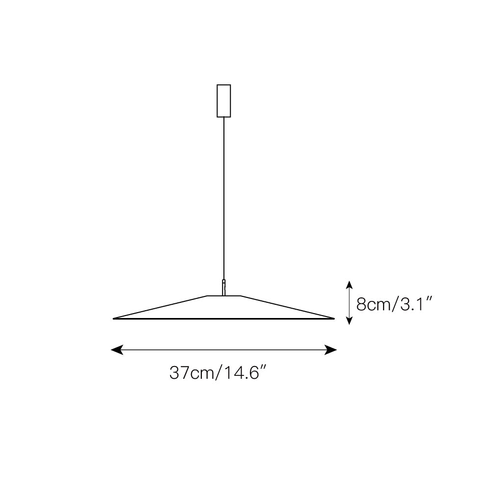 Uldoror Modern Minimalist Metal Pendant Lamp - Lamp Copper