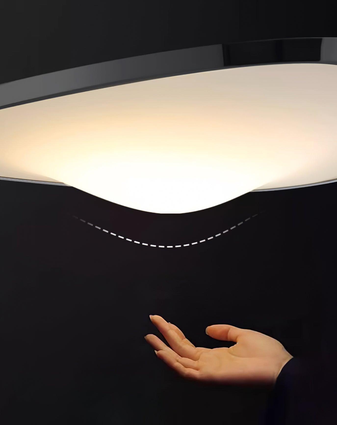 Kuzco Ceiling Lamp Curved LED Panel Modern Living Room - Letslighting
