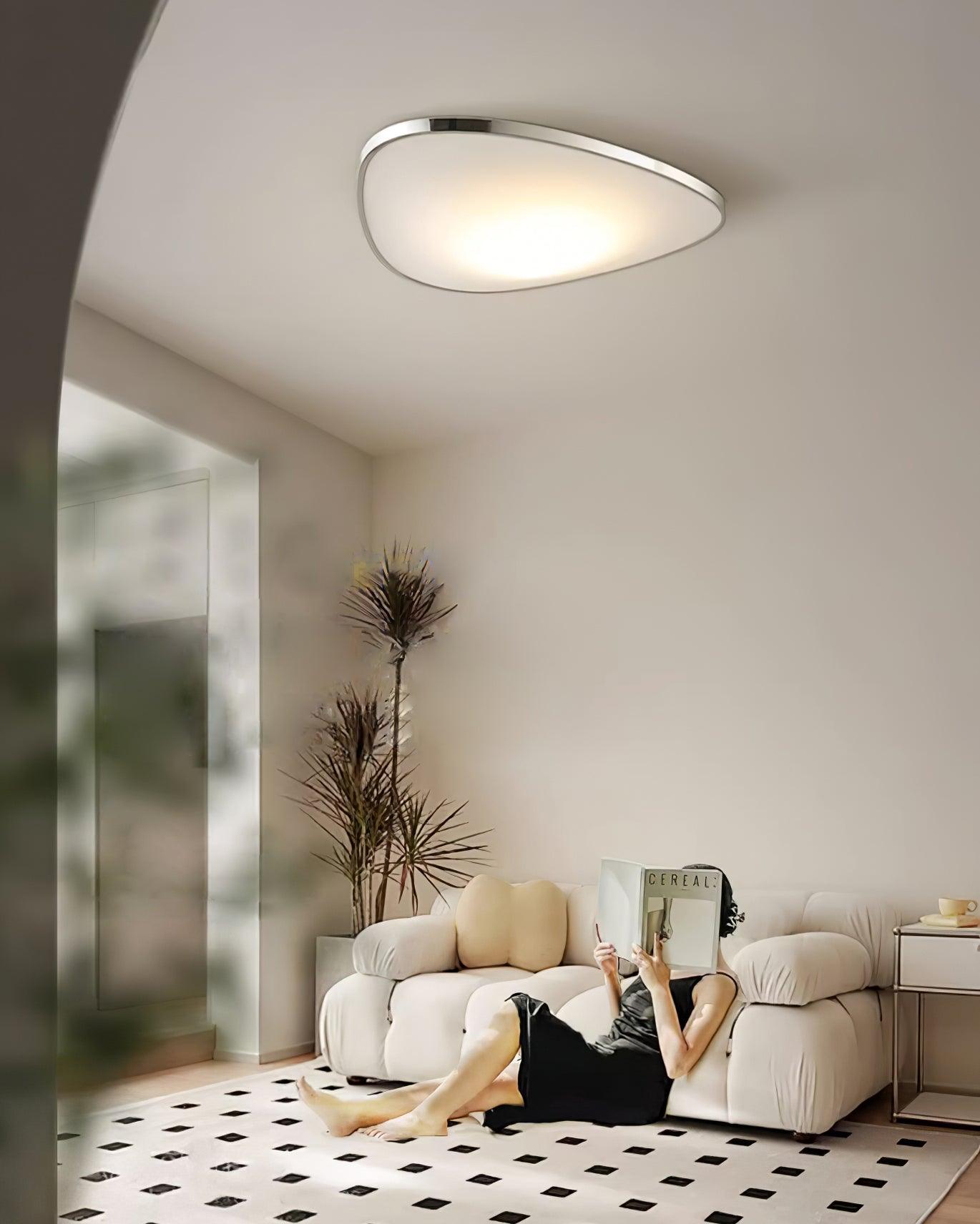 Kuzco Ceiling Lamp Curved LED Panel Modern Living Room - Letslighting