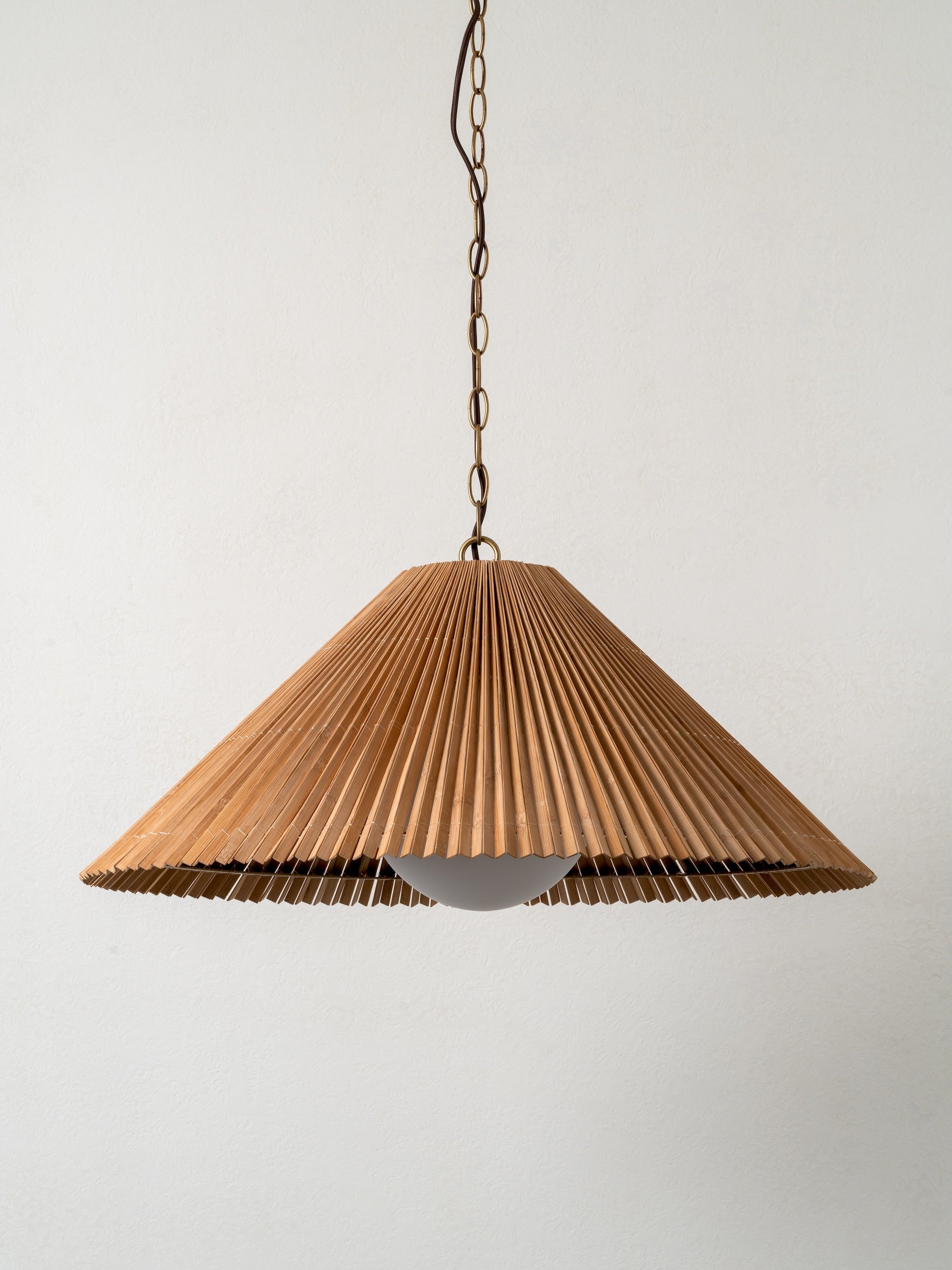 Anji Plafonnier Minimaliste en Bambou