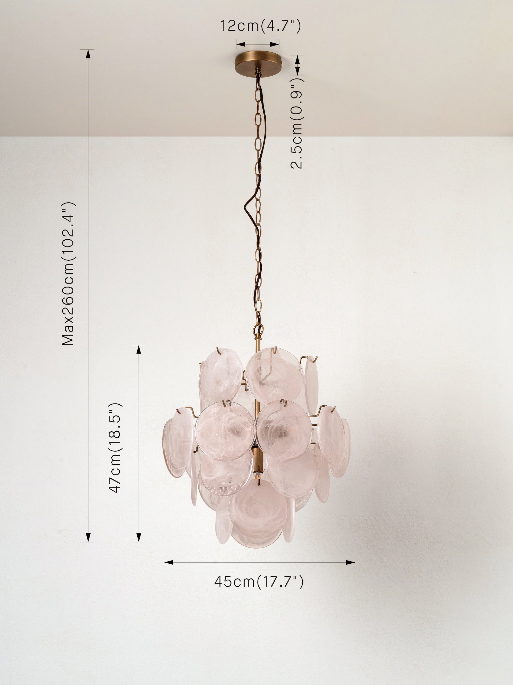 Arluno Lustre en Verre Moderne