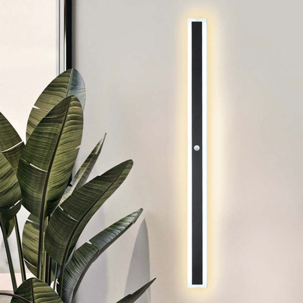 Ray Moderne LED Applique Murale Extérieure Noir