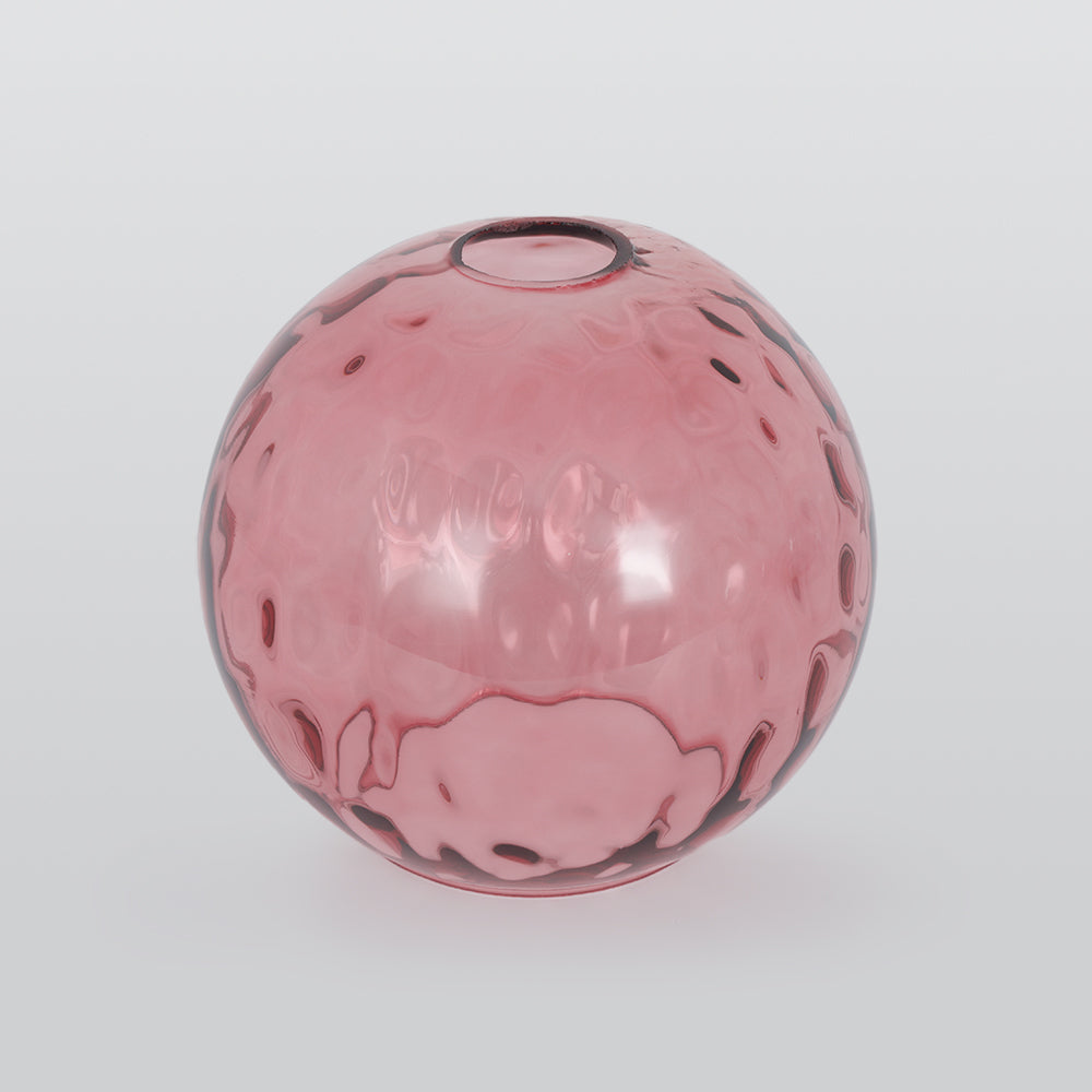 Valentina Suspension Boule Ondulation Nortique Métal/Verre Vert/Gris Salon