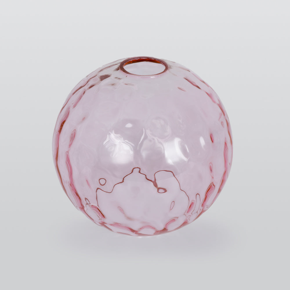 Valentina Suspension Boule Ondulation Nortique Métal/Verre Vert/Gris Salon