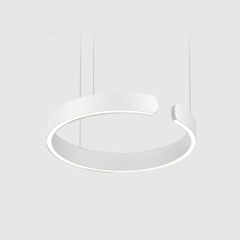 Arisha Suspension Cercle Noir/Or Rose Salon/Chambre à Coucher