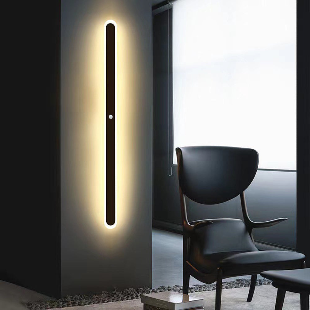 Ray Applique Murale Extérieur Ovral Linéaire Minimaliste