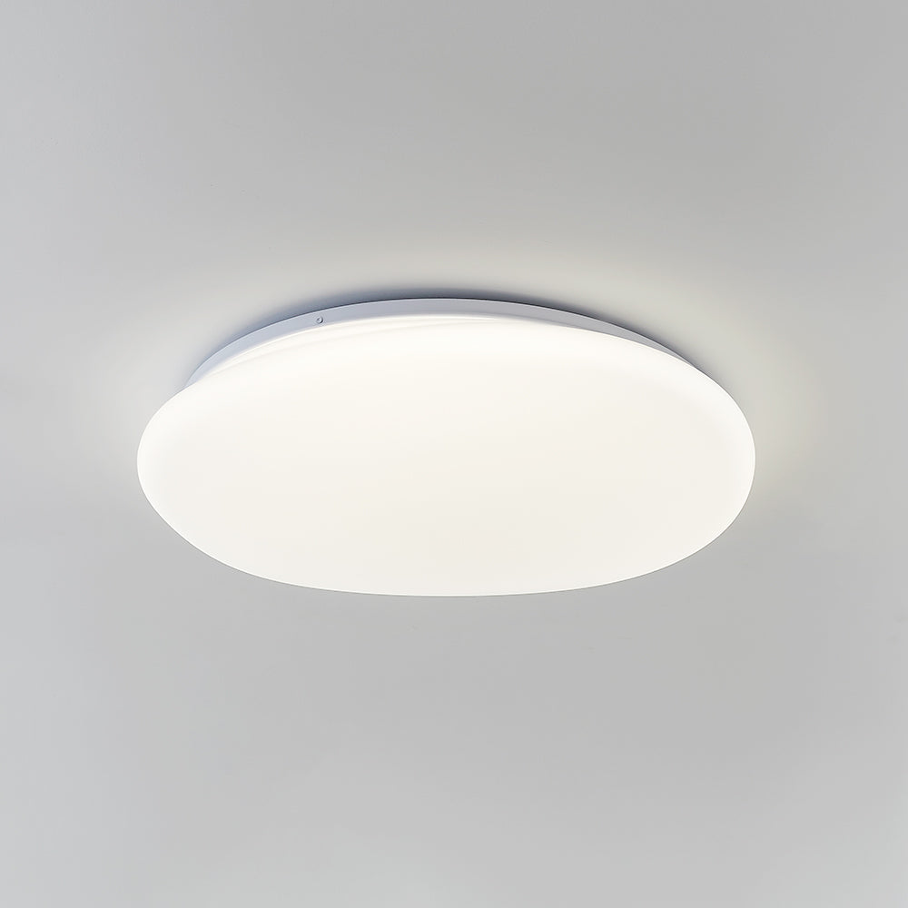 Arisha Plafonnier Galet Moderne Blanc, Salon