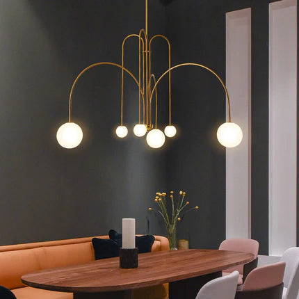 Lustra Chandelier Globe Moderne
