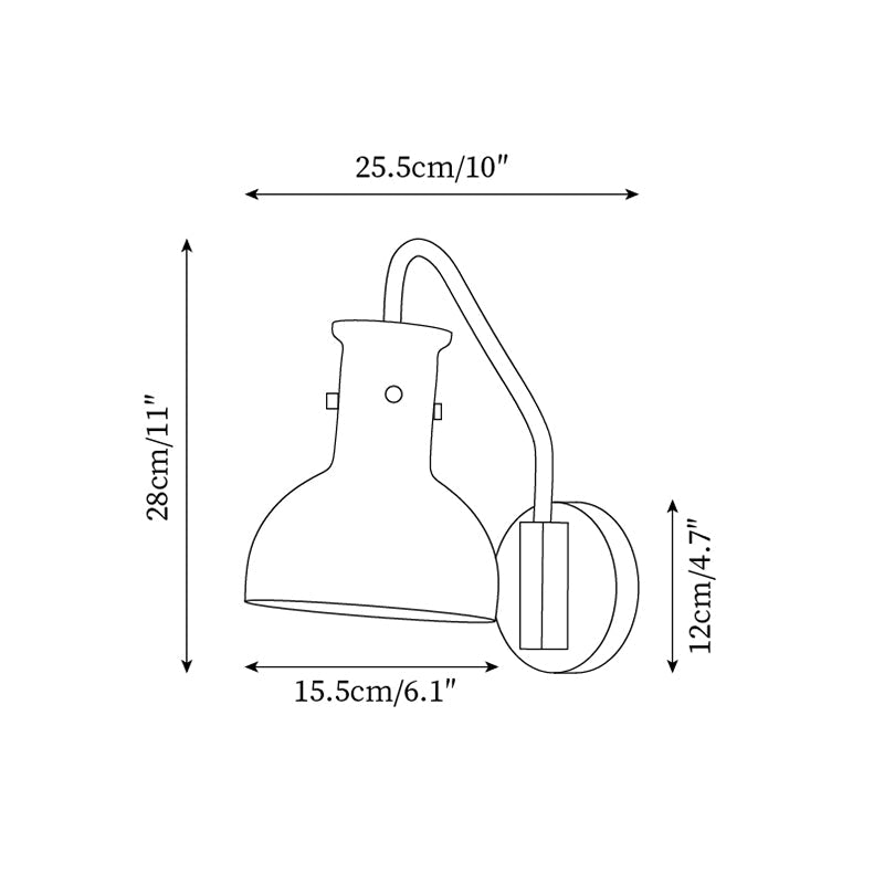 Laito Wall Lamp Curved Glass - Letslighting