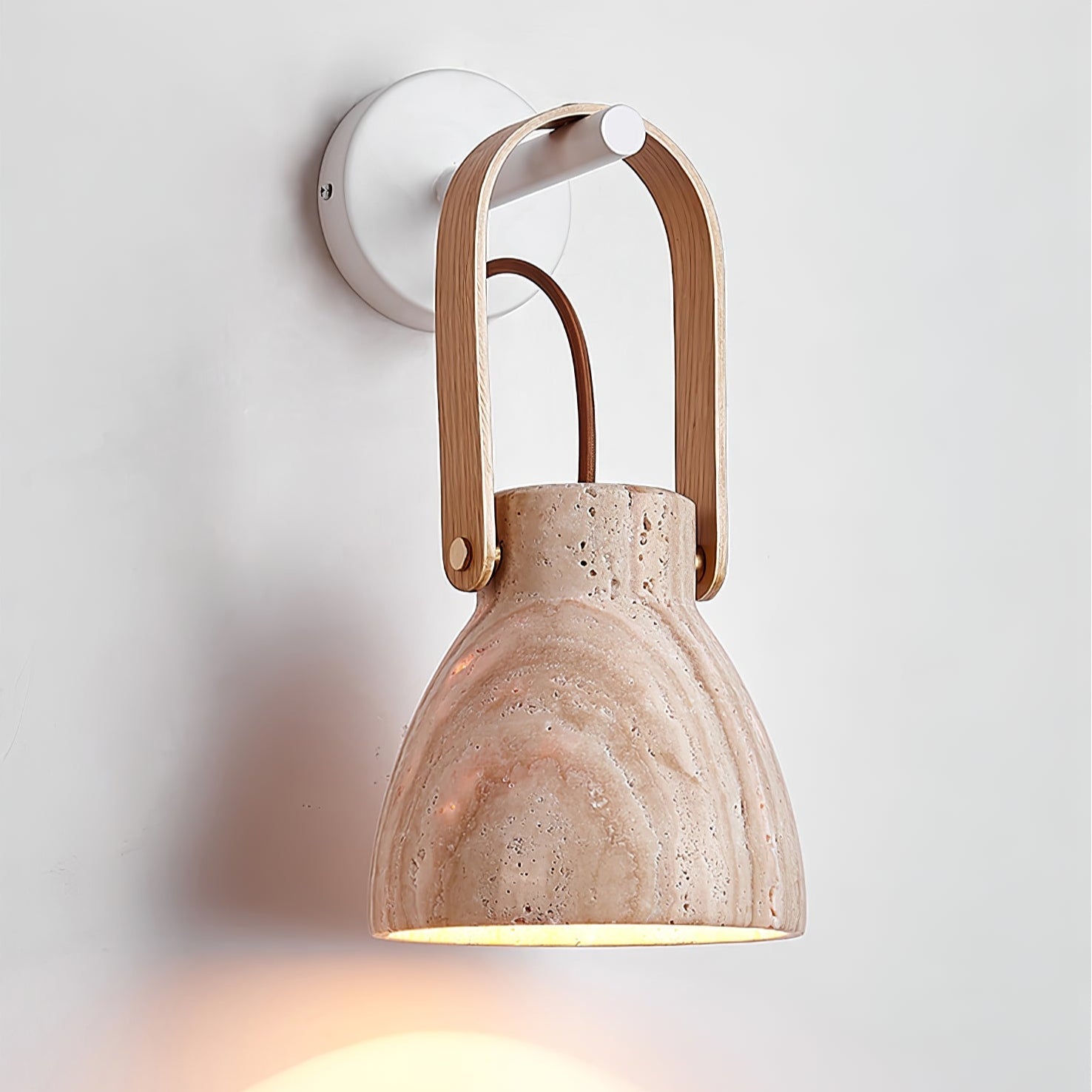 Travertine Lantern Wall Light - Letslighting