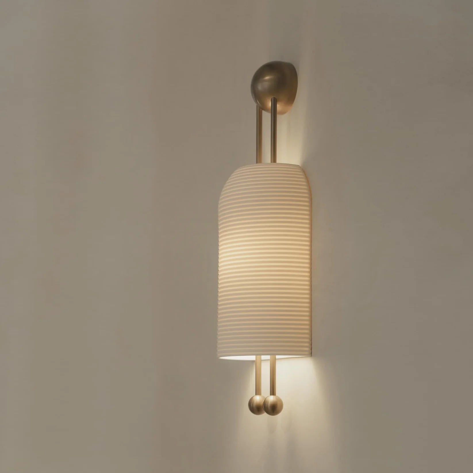 Silva Metal Glass White Wall Lamp Dining Room Bedroom