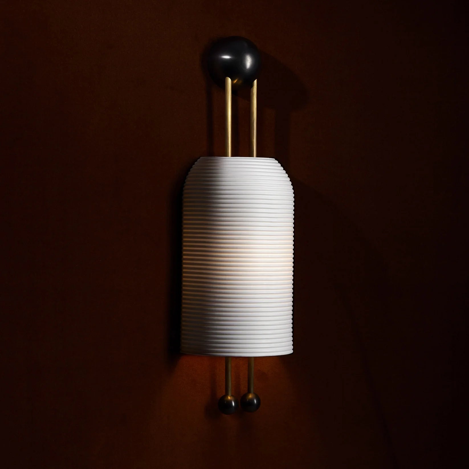 Silva Metal Glass White Wall Lamp Dining Room Bedroom