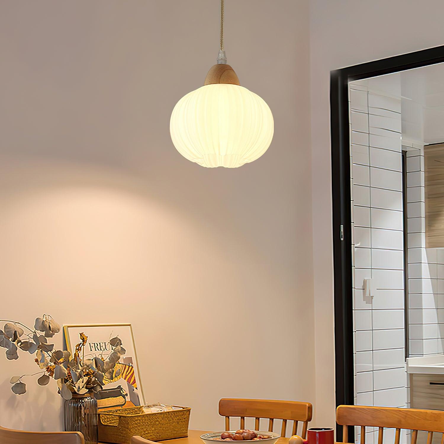 Large Flower Bag Pendant Lamp - Blowlighting
