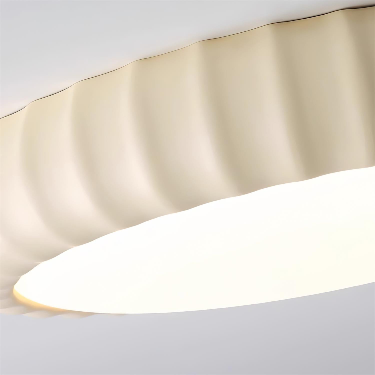 Ceiling Light Soft Green Resin Minimalist Flush Mount Modern - Letslighting