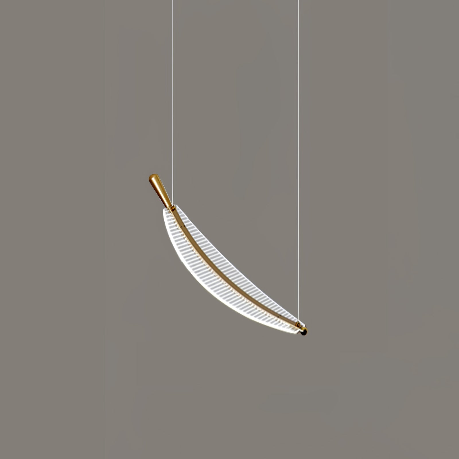 Lustra Chandelier Leaf Acrylic Gold Elegant Modern - Letslighting