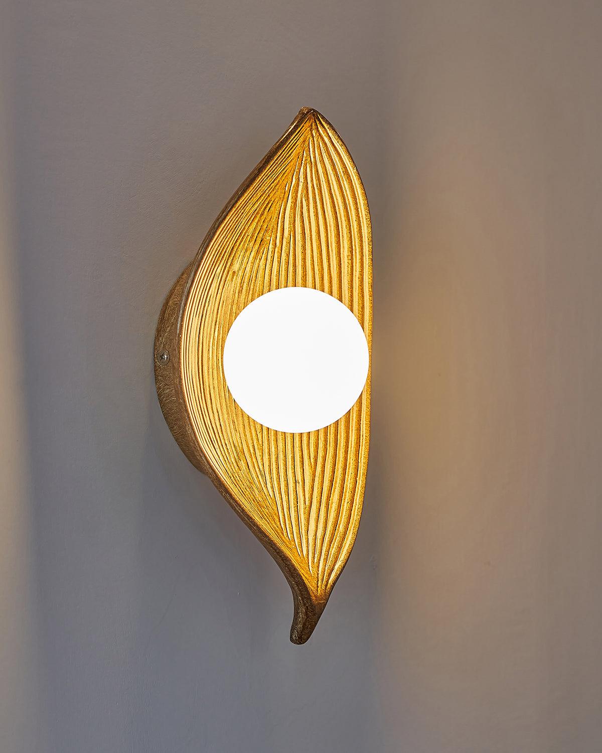 Leaves Wall Light Organic Texture - Letslighting