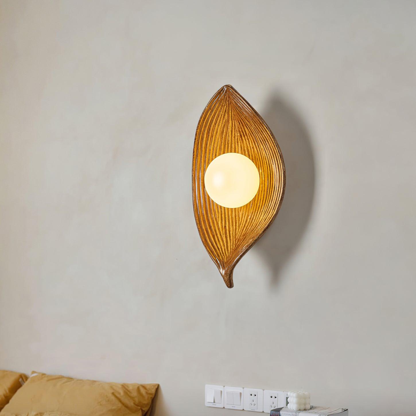Leaves Wall Light Organic Texture - Letslighting