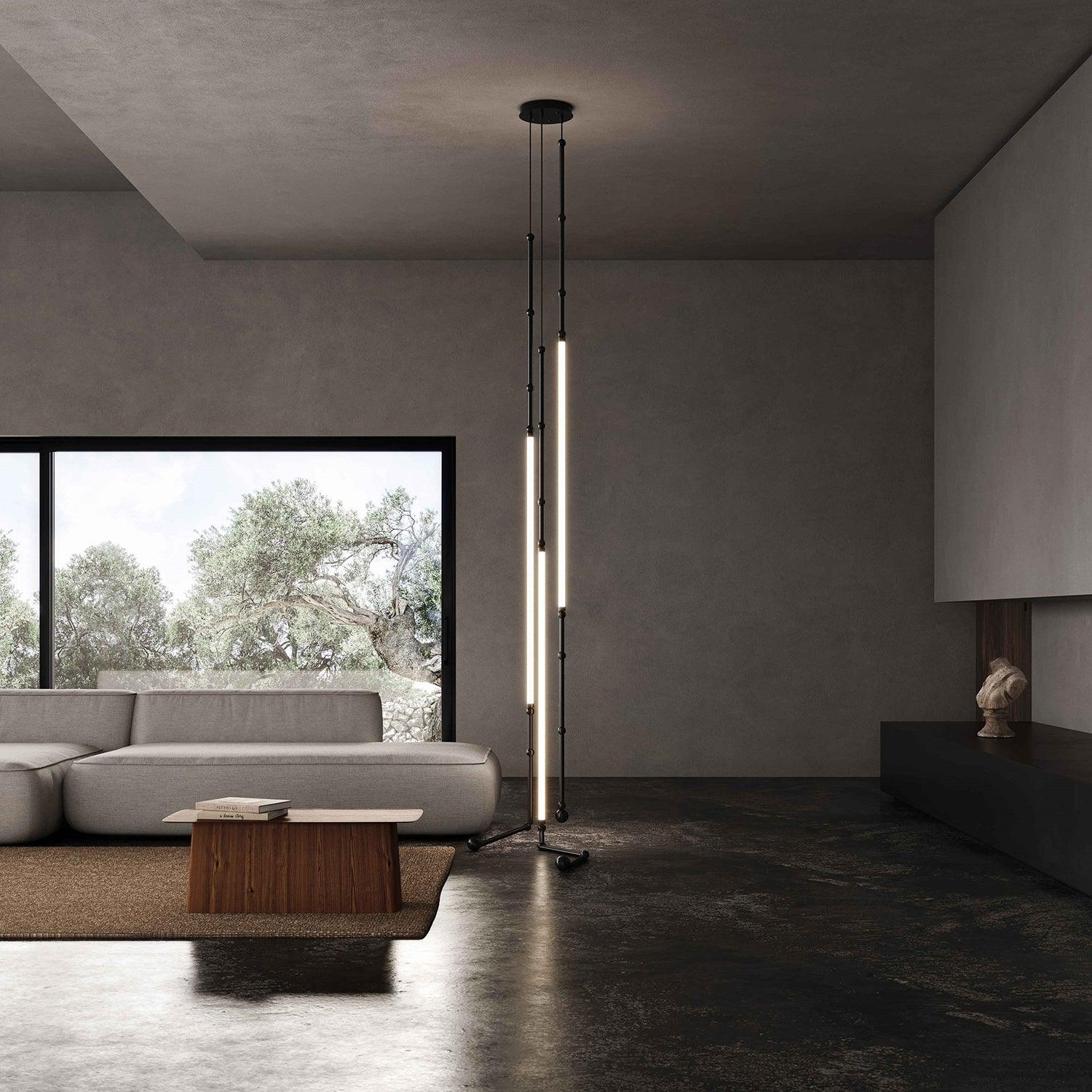 Lustra Chandelier Leda LED Flexible Modern Sculptural - Letslighting