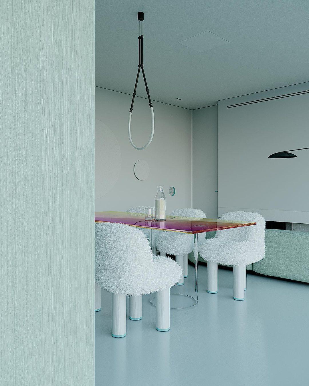 Lustra Chandelier Leda LED Flexible Modern Sculptural - Letslighting