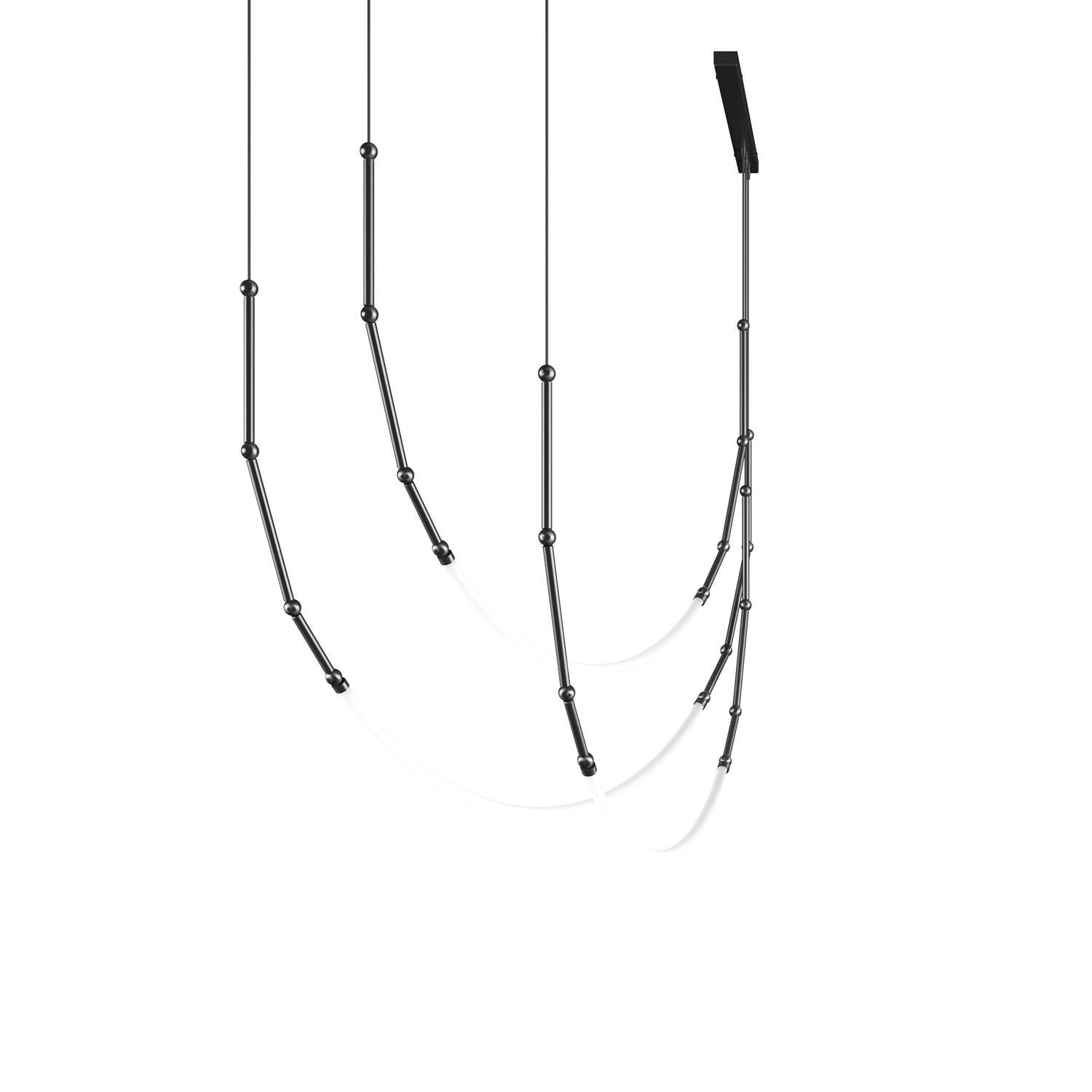 Lustra Chandelier Leda LED Flexible Modern Sculptural - Letslighting