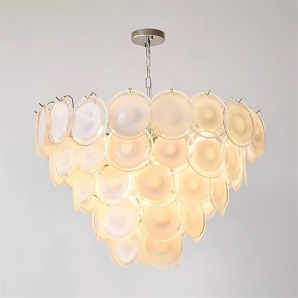 Lelaina Chandelier Hand-Blown Glass Cascade - Letslighting