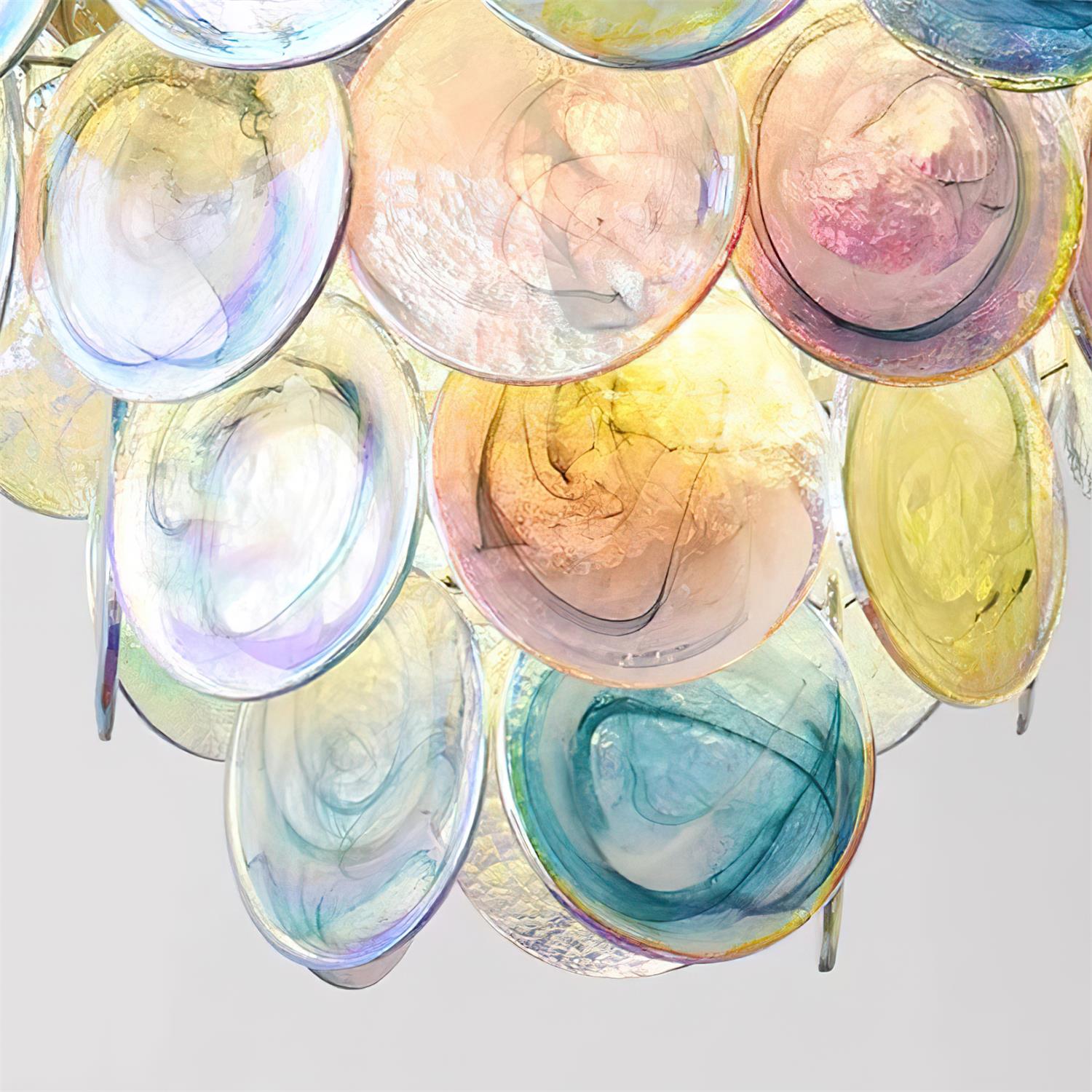 Lelaina Chandelier Hand-Blown Glass Cascade - Letslighting