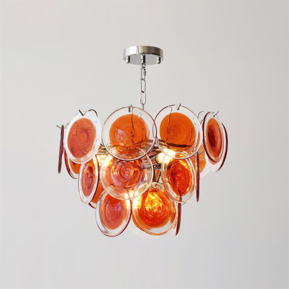 Lelaina Chandelier Hand-Blown Glass Cascade - Letslighting