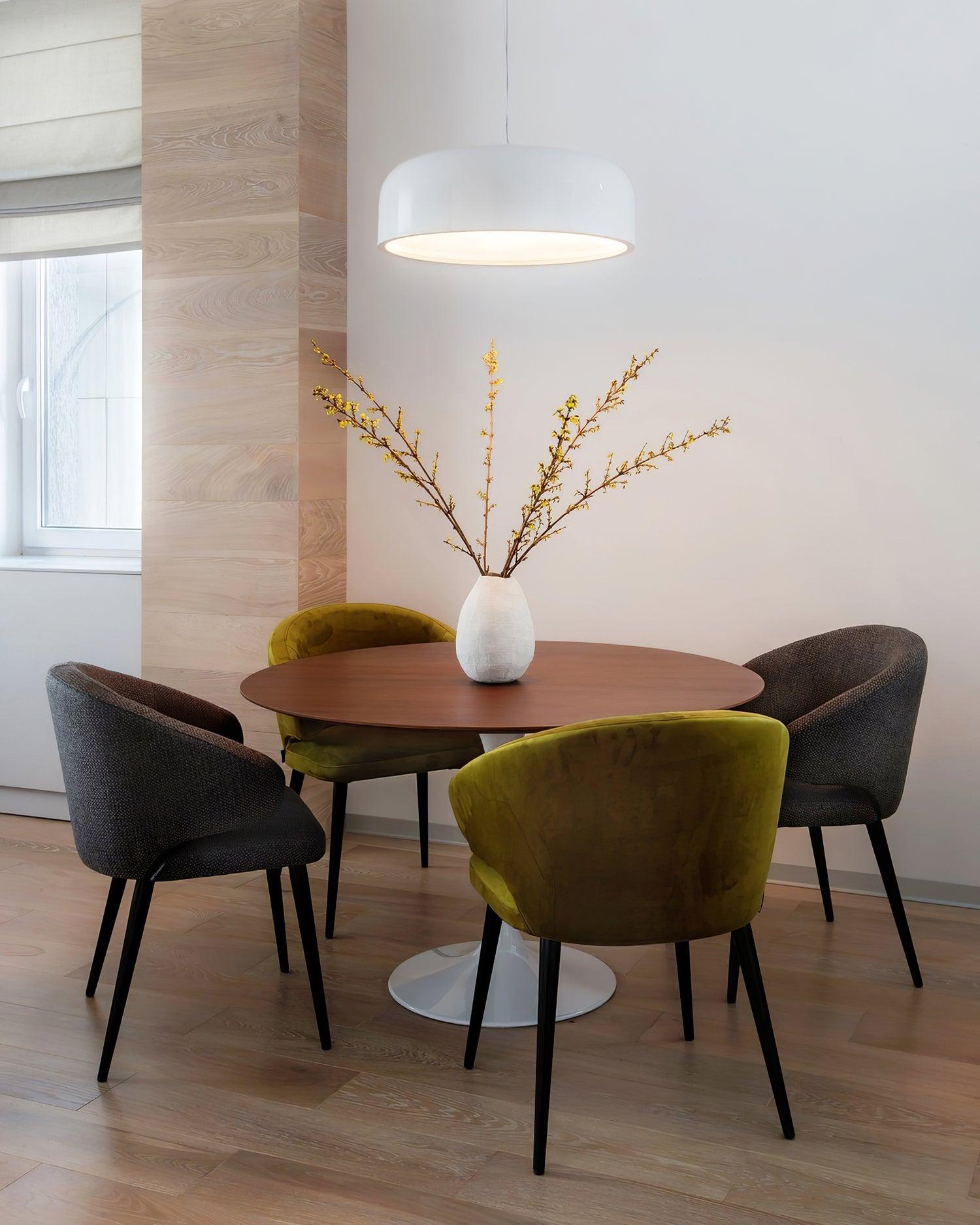 Letifly Pendant Lamp Glossy Black Dome - Letslighting